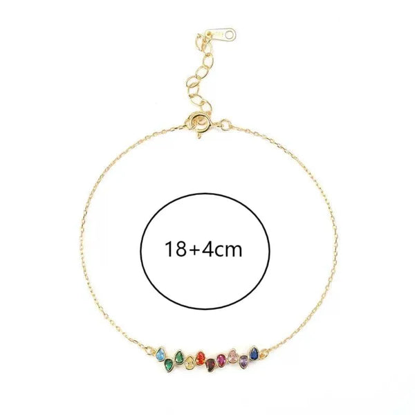 Bridal Zircon Bracelet | 925 Sterling Silver