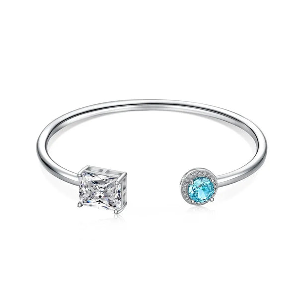 Zircon Bangle | 925 Sterling Silver
