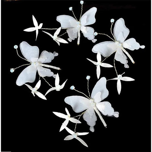 Bridal Butterfly Hair Clip | Material Not Specified