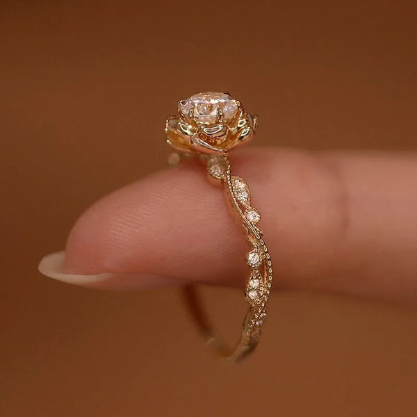 Justify Floral Ring | Copper