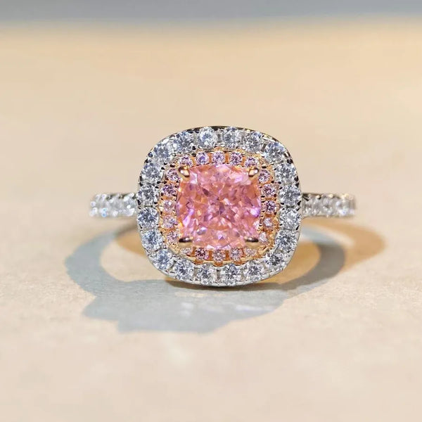 Square Zircon Ring | 925 Sterling Silver