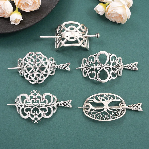 Vintage Heart Hair Clip | Alloy