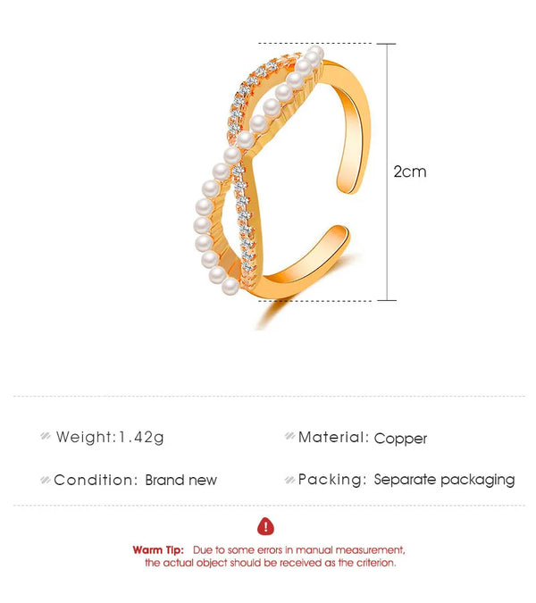 Pearl Ring | Copper