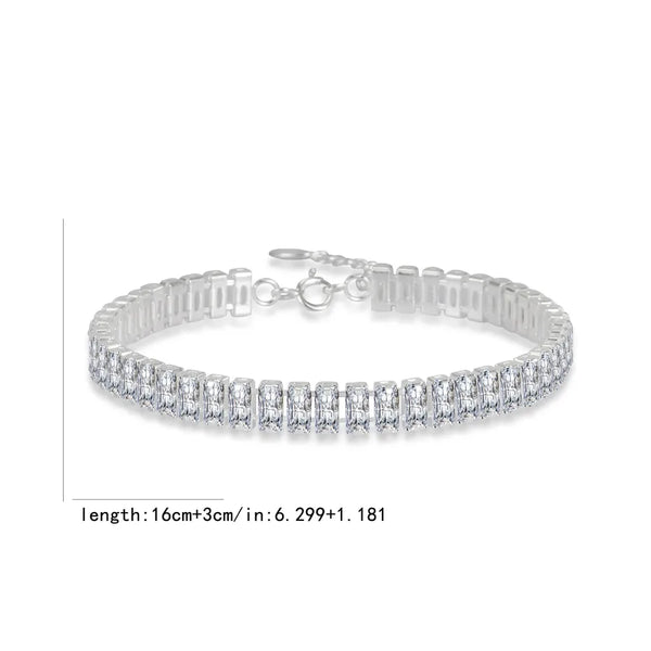 Geometric Bracelet | 925 Sterling Silver