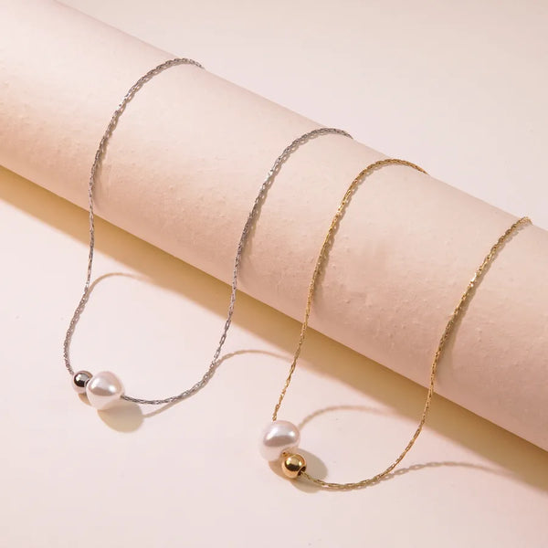 Gold-Plated Pendant Necklace | Stainless Steel