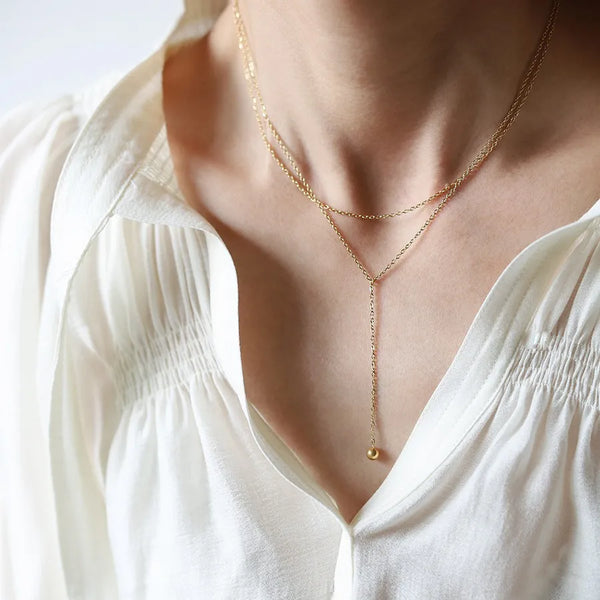 Layered Necklace | Titanium Steel