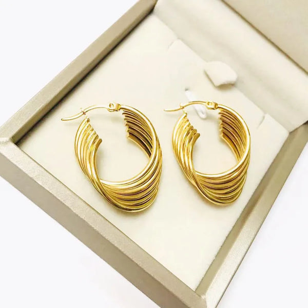 Lady Geometric Earrings | Stainless Steel