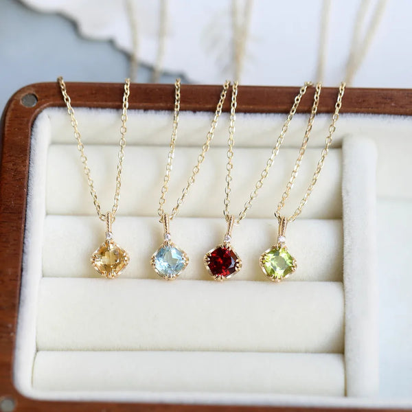 Zircon Pendant Necklace | 925 Sterling Silver