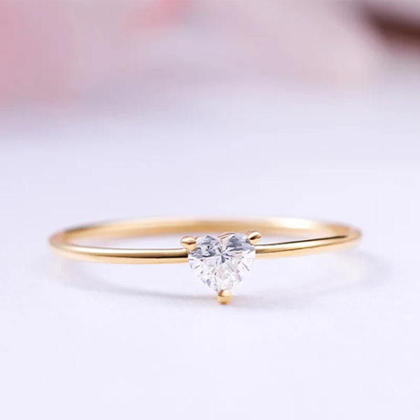 Brass Heart Ring | Copper