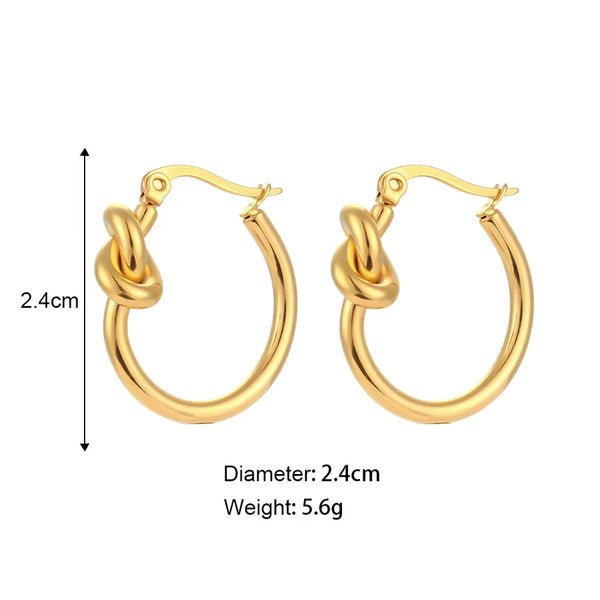 Gold-Plated Earrings | Stainless Steel