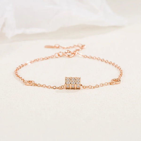 Small Geometric Bracelet | 925 Sterling Silver