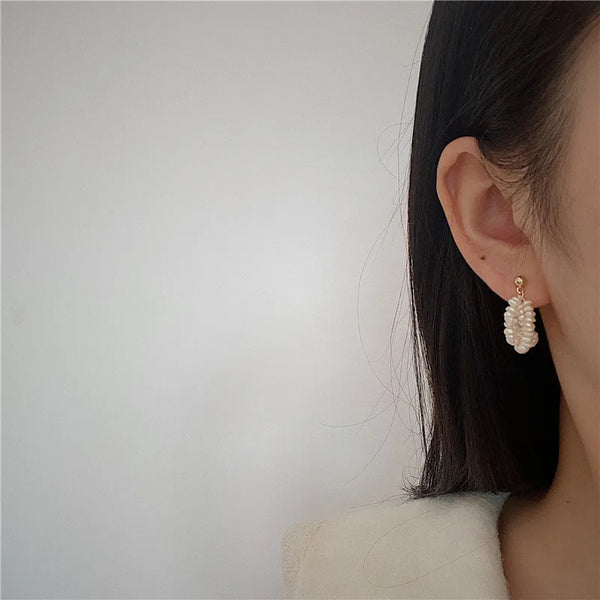 Vintage Drop Earrings | Freshwater Pearl