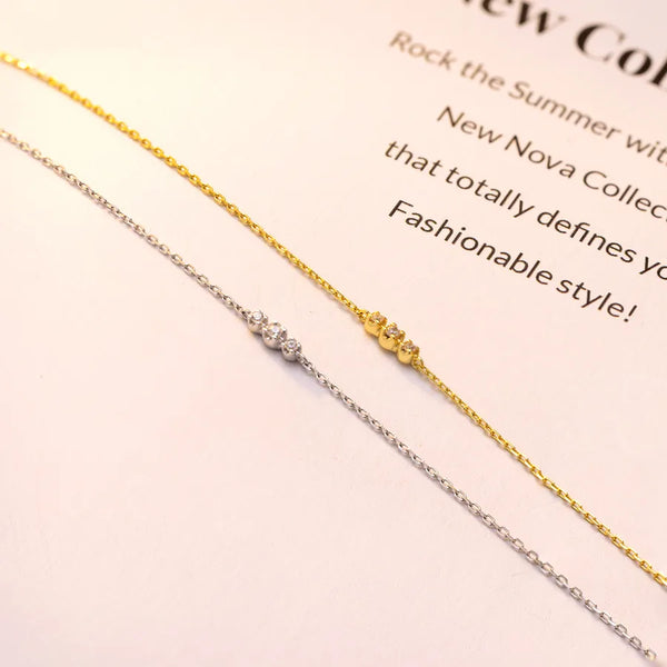 Stackable Geometric Bracelet | 925 Sterling Silver