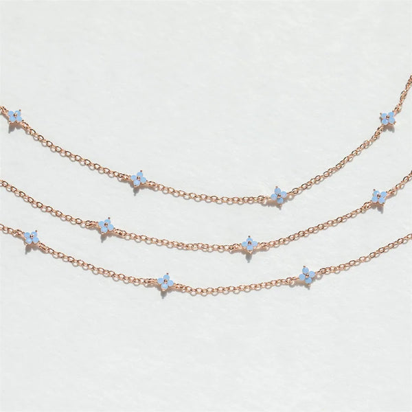 Bridal Floral Necklace | Copper