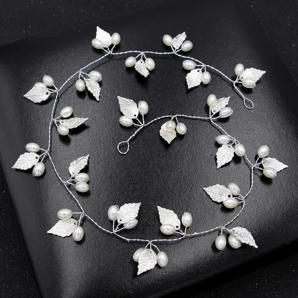 Chain Leaf Headband | Alloy