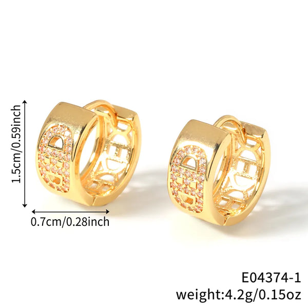 Fashionable Geometric Earrings | Copper