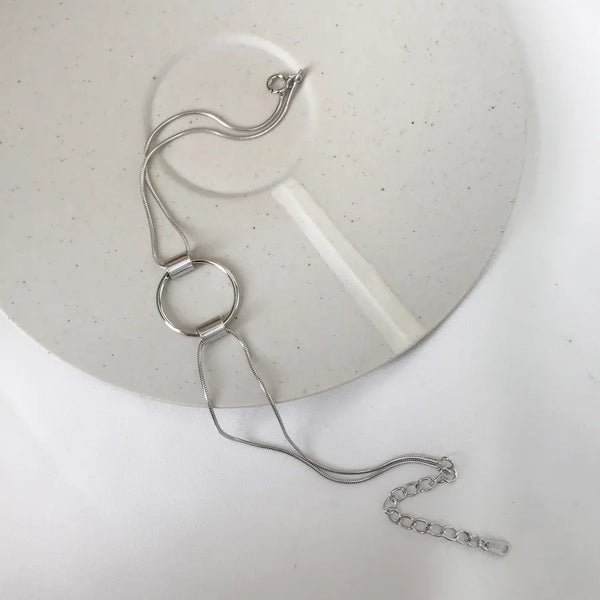 Round Snake Bracelet | Sterling Silver