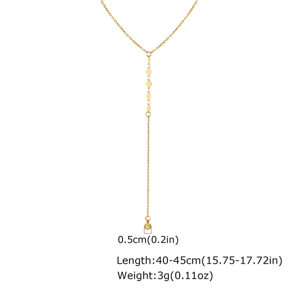 Display Gold-Plated Necklace | Stainless Steel