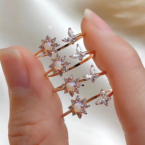 Artificial Floral Ring | Copper
