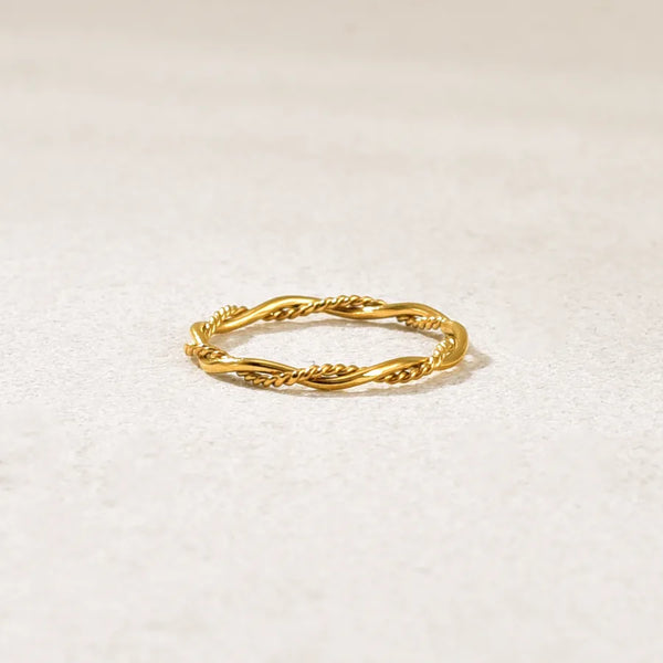 Twisted Ring | Stainless Steel