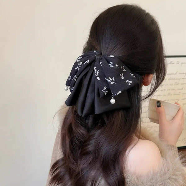 Artificial Pearl Hair Claw Hair Clip | Cloth