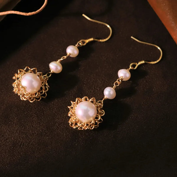 Gold-Plated Freshwater Pearl Earrings | Freshwater Pearl