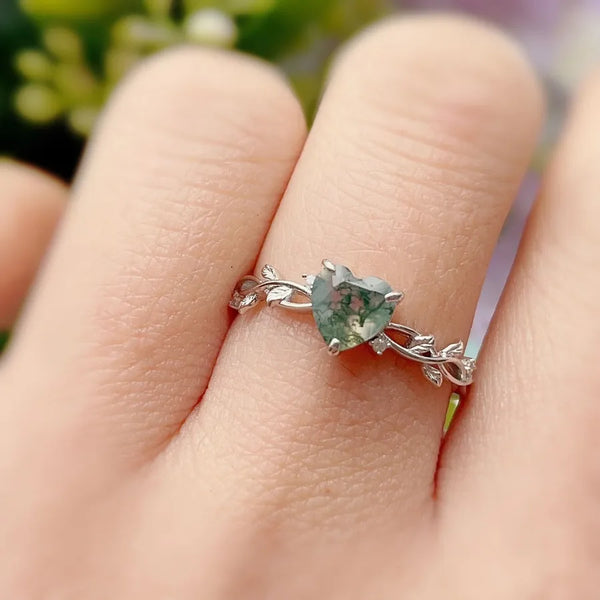 Heart Leaf Ring | 925 Sterling Silver