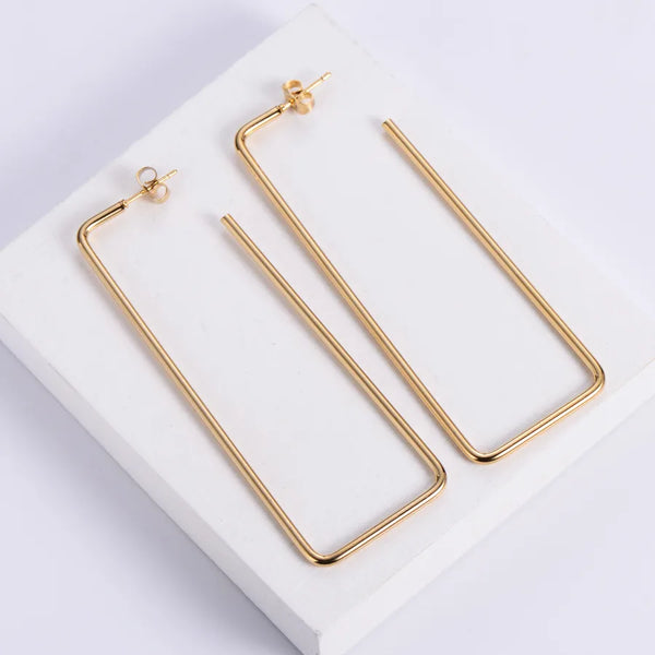 Fruit Geometric Earrings | Stainless Steel