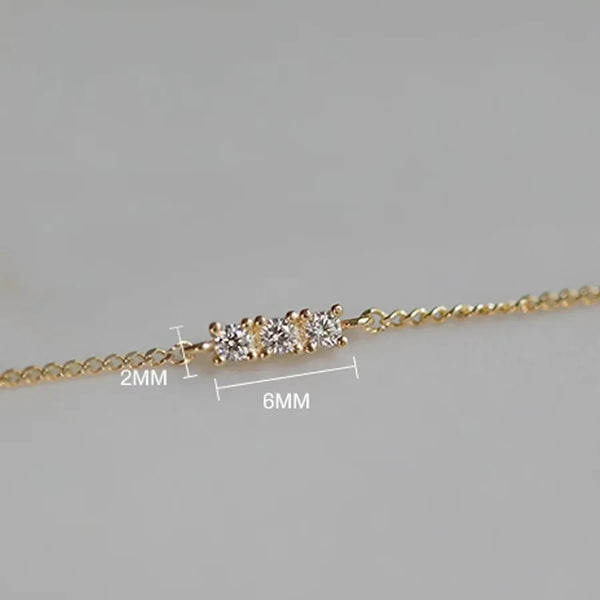 Zircon Bracelet | 925 Sterling Silver