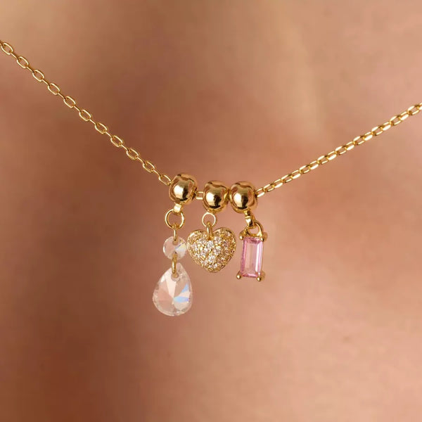 Shape Butterfly Pendant Necklace | Stainless Steel