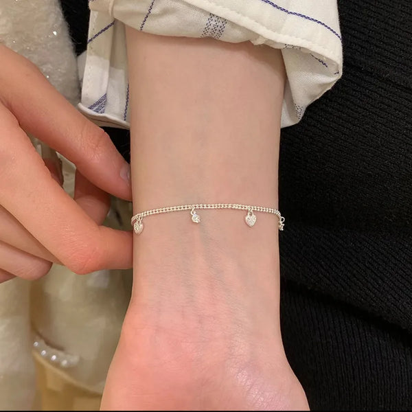 Design Heart Bracelet | 925 Sterling Silver