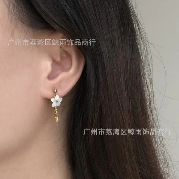 Gold-Plated Stud Earrings | Stainless Steel