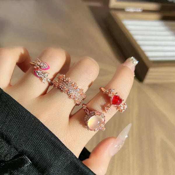 Celestial Floral Ring | Copper