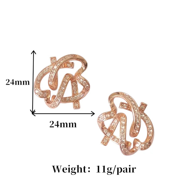 Handmade Zircon Earrings | 925 Sterling Silver