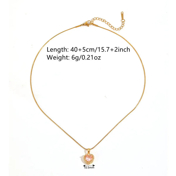 Versatile Heart Necklace | Stainless Steel