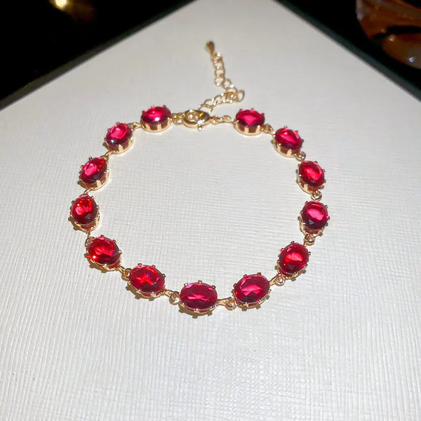 Minimalist Zircon Bracelet | Copper