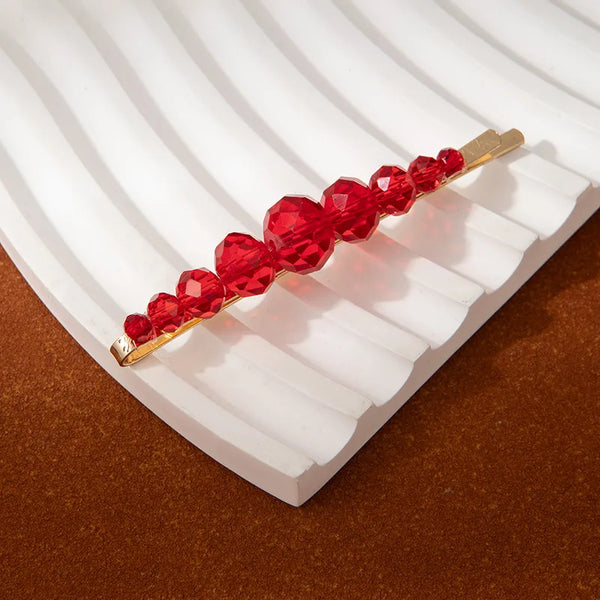 Black Artificial Pearl Hairpin Hair Pin | Crystal