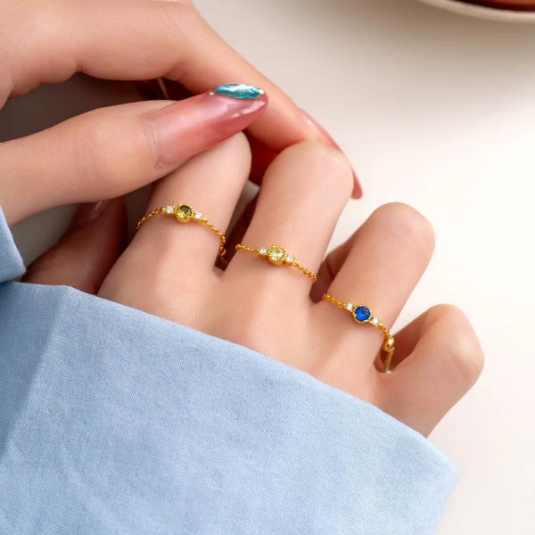 Zircon Ring | 925 Sterling Silver