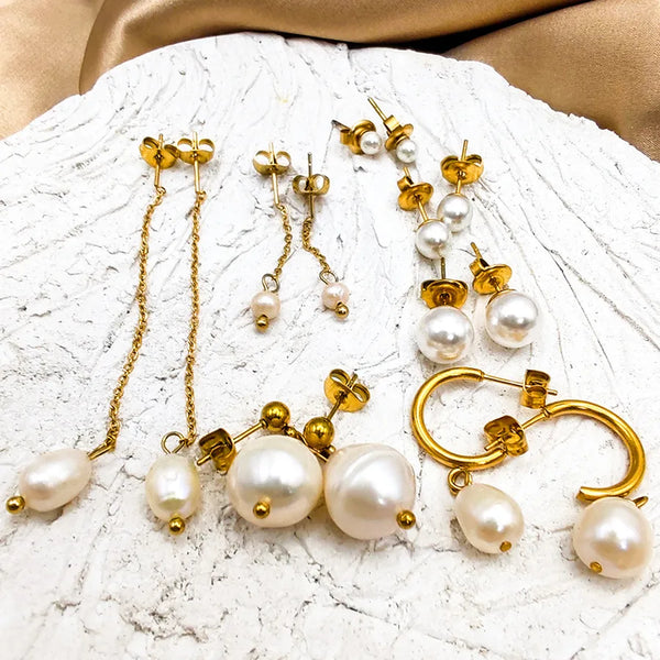 Freshwater Pearl Stud Earrings | Freshwater Pearl