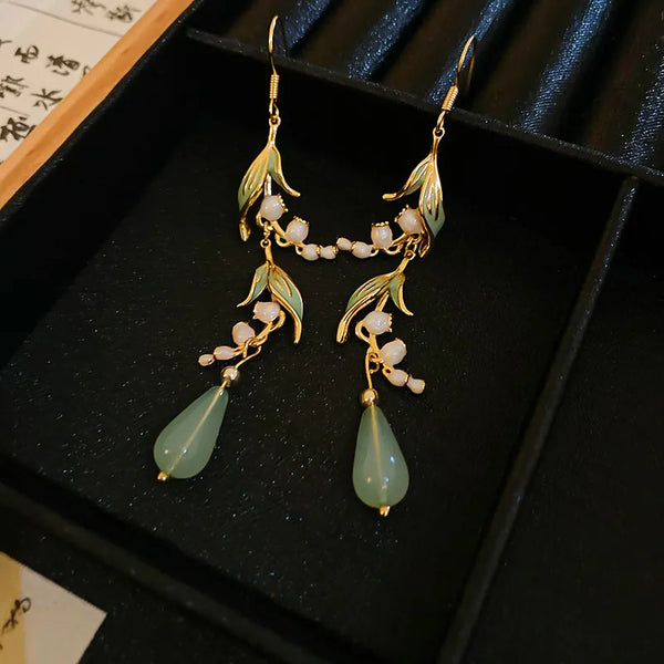 Vacation Leaf Drop Earrings | Stainless Steel