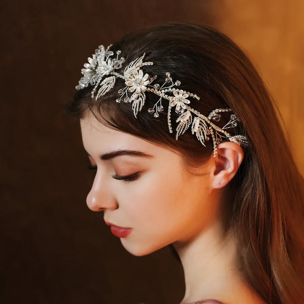 Crystal Floral Headband | Crystal