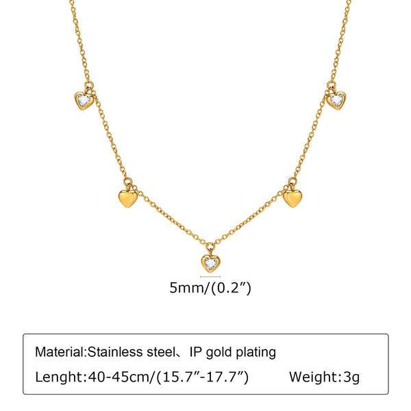Sweet Heart Necklace | Stainless Steel
