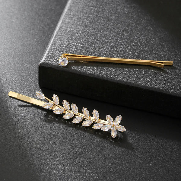Floral Hair Clip | Copper