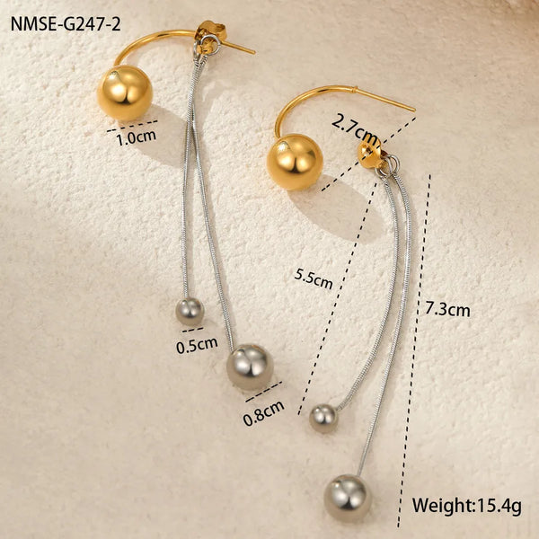 Modern Geometric Earrings | Stainless Steel