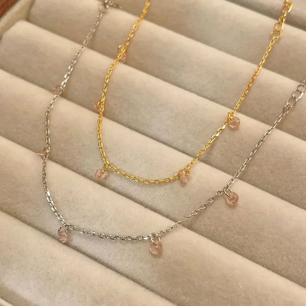 Pink Zircon Bracelet | 925 Sterling Silver