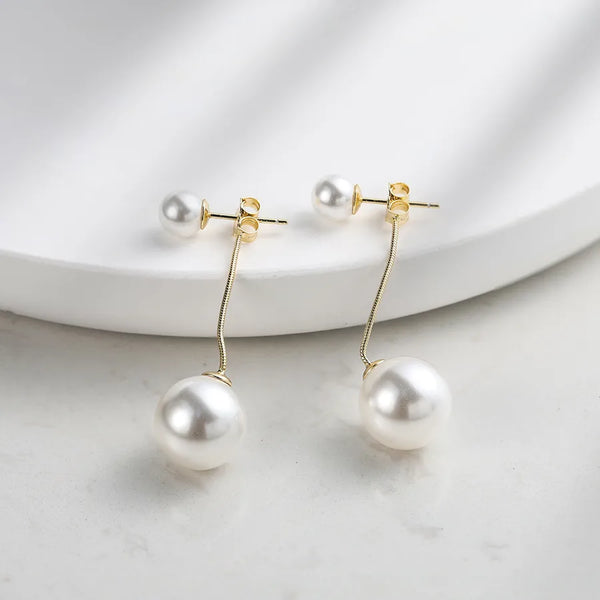 Teardrop Floral Drop Earrings | 925 Sterling Silver