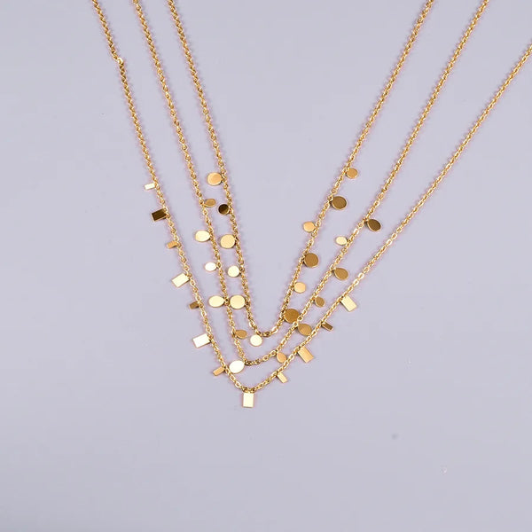 Titanium Floral Necklace | Stainless Steel