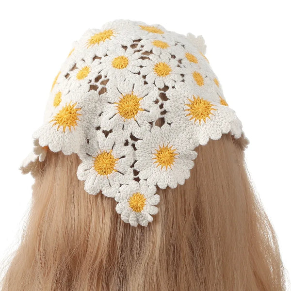 Embroidery Floral Headband | Cloth,Elastic Band