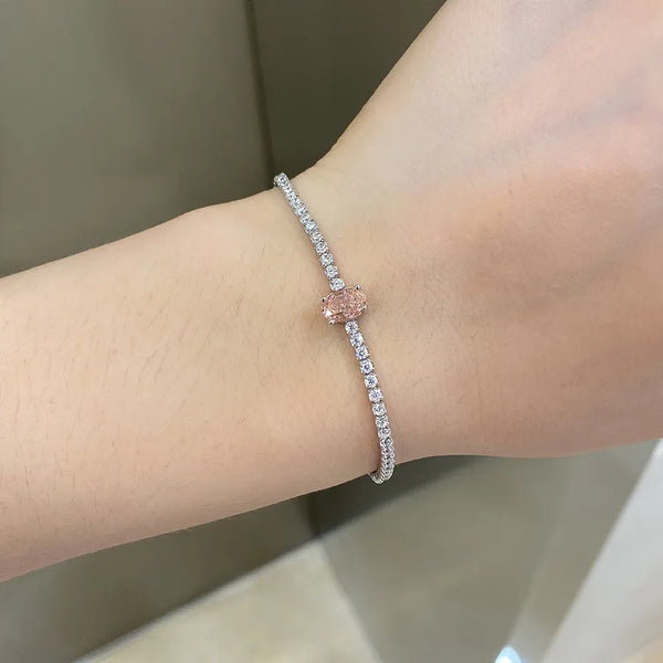 Design Zircon Bracelet | 925 Sterling Silver