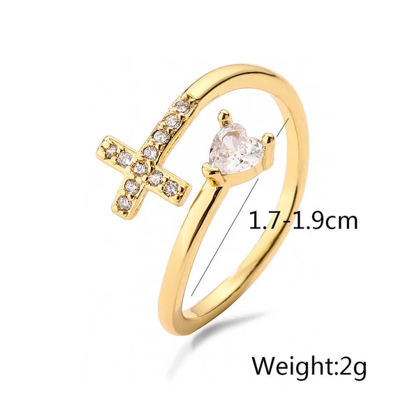 Open Heart Ring | Copper